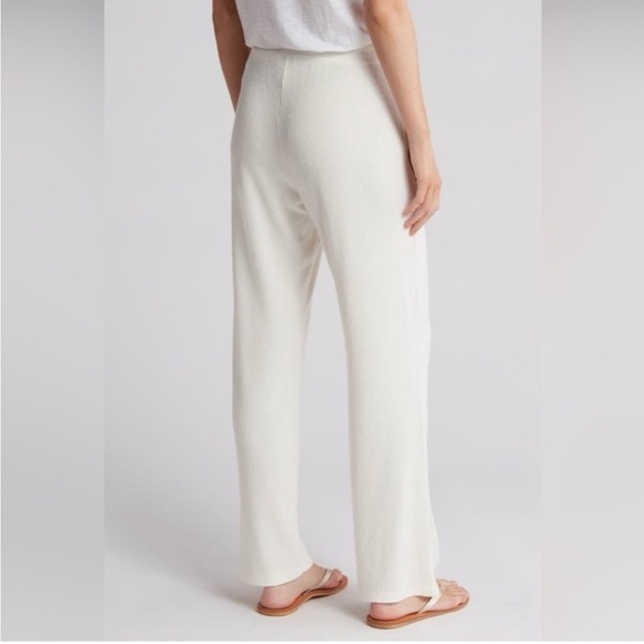 New Tommy Bahama Island Soft Sea Cove Rib Pant White Lounge Resort Sz L - Picture 3 of 13